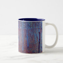 Het Bos van de beuk door Gustav Klimt Koffie Beker