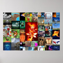 Het branden nam toe posters