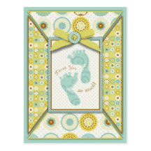 Het Briefkaart van de Tenen TY van het Baby van de Wens Kaart