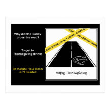 Het Briefkaart van de Thanksgiving van Roadkill Wenskaarten