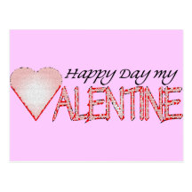 Het Briefkaart van de valentijnskaart Wenskaart