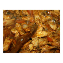 Het Briefkaart van Fajitas van de kip Wens Kaart