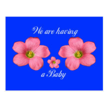 Het briefkaart van het Baby ~ van Oxalis Wenskaart