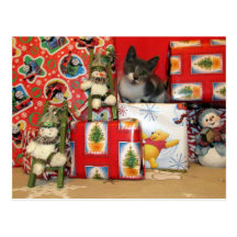 Het Briefkaart van Kerstmis van het loodje Wens Kaarten