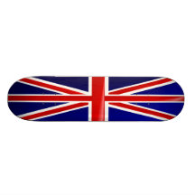 Het Britse Skateboard van de Vlag