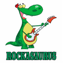 het broodje Dino dinosaur.ai van de rockasaurusrot Acryl Uitsnede