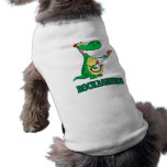 het broodje Dino dinosaur.ai van de rockasaurusrot Shirt Voor Hondjes
