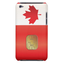Het Canadese Geval van Geek van de Patriot van Sma iPod Touch Hoesjes