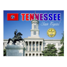 Het Capitool van de Staat van Tennessee in Nashvil Wens Kaarten