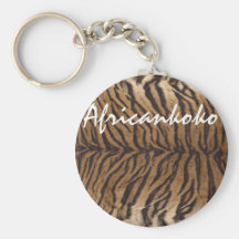 Het Collectie van de Douane van Africankoko Sleutelhanger