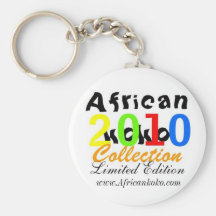 Het Collectie van de Douane van Africankoko Sleutelhangers