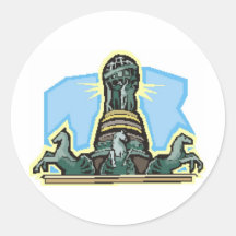 Het Collectie van de Douane van Africankoko Sticker