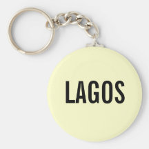 HET COLLECTIE VAN DE DOUANE VAN LAGOS SLEUTEL HANGER