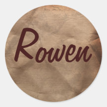 Het Collectie van de Stickers van de Naam ROWEN