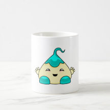 Het cyaan Monster van het Kietelend gevoel Kawaii Bekers