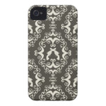 Het damast schiet grunge het westerne patroon van  iPhone 4 Case-Mate hoesjes