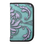 Het Damast van de diamant, TERRACINA in Aqua & Lav Organizer