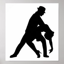 Het dansen paartango plaat