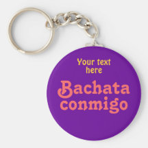 Het Dansen Salsa van Conmigo van Bachata Latijnse  Sleutel Hanger