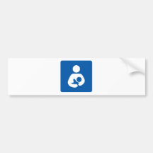 Het de borst geven Pictogram Bumperstickers