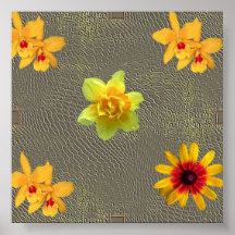 Het decoratieve Poster van de Bloem
