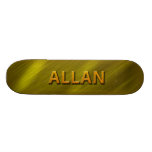 het dek van het de douaneskateboard van Allan