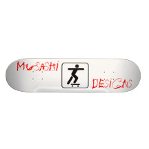 Het Design Stickpusher van Musashi Persoonlijk Skateboard