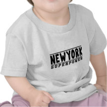 Het Design van de Grootmacht van New York T Shirts