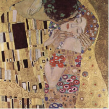 Het detail van de Kus - Gustav Klimt Foto Beeldje
