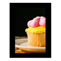 Het Dichte Omhooggaande Briefkaart van de muffin Wens Kaart