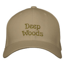 Het diepe Pet van de Boog van het Bos Geborduurde Basebal Pet