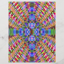 Het Document van de origami, Abstracte, Omgekeerde Fullcolor Folder