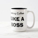 Het drink van Koffie ZOALS een WERKGEVER Bekers