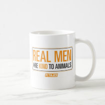 Het echte Man is Vriendelijk aan de Mok van Dieren mokken