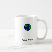 Het één leven, één wereld, verenigt zich. Project  Mok