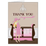 Het elegante Moderne Baby shower van het Mamma dan Kaart