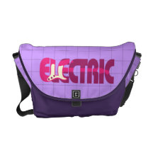 Het elektrische Roze van de Gitaar Messenger Bags