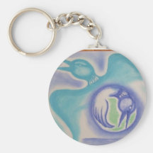Het Element van het water - Duiker Keychain Sleutelhanger