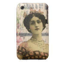 Het exotische Art. van de Collage van de Schoonhei iPhone 3 Cover