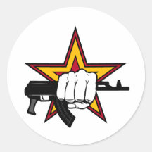 Het Flard van Spetsnaz Ronde Sticker