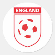 Het football van Engeland Ronde Stickers