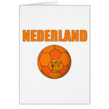 Het footballt-shirt van Nederland Wenskaarten