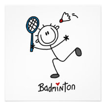 Het fundamentele Mannelijke Badminton van het Cijf Persoonlijke Aankondigingen