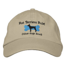 Het Geborduurde Pet van Terriers van de rat Regel