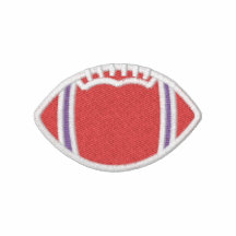 Het geborduurde ROOD van het Football Polo Shirt