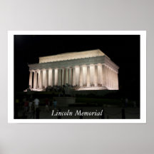 Het Gedenkteken van Lincoln Print