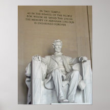 Het Gedenkteken van Lincoln Print