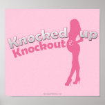 Het geklopte omhoog Baby shower van het Knockout m Poster