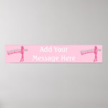 Het geklopte omhoog Baby shower van het Knockout m Print