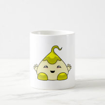 Het gele Monster van het Kietelend gevoel Kawaii Koffie Beker